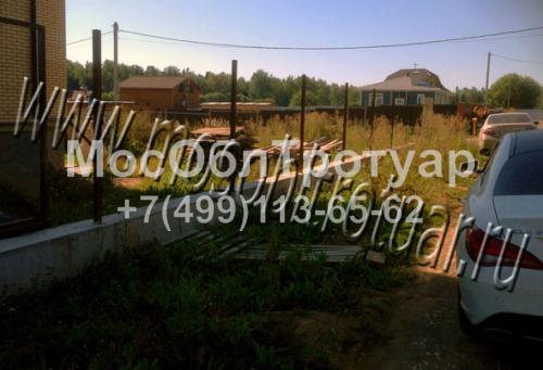 Пример асфальтирования площадки дачного участка в деревне Ашукино - слайд 9